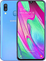 Best available price of Samsung Galaxy A40 in Zambia